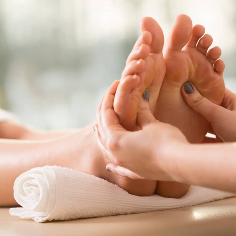 Foot and ankle massage for pregnancy