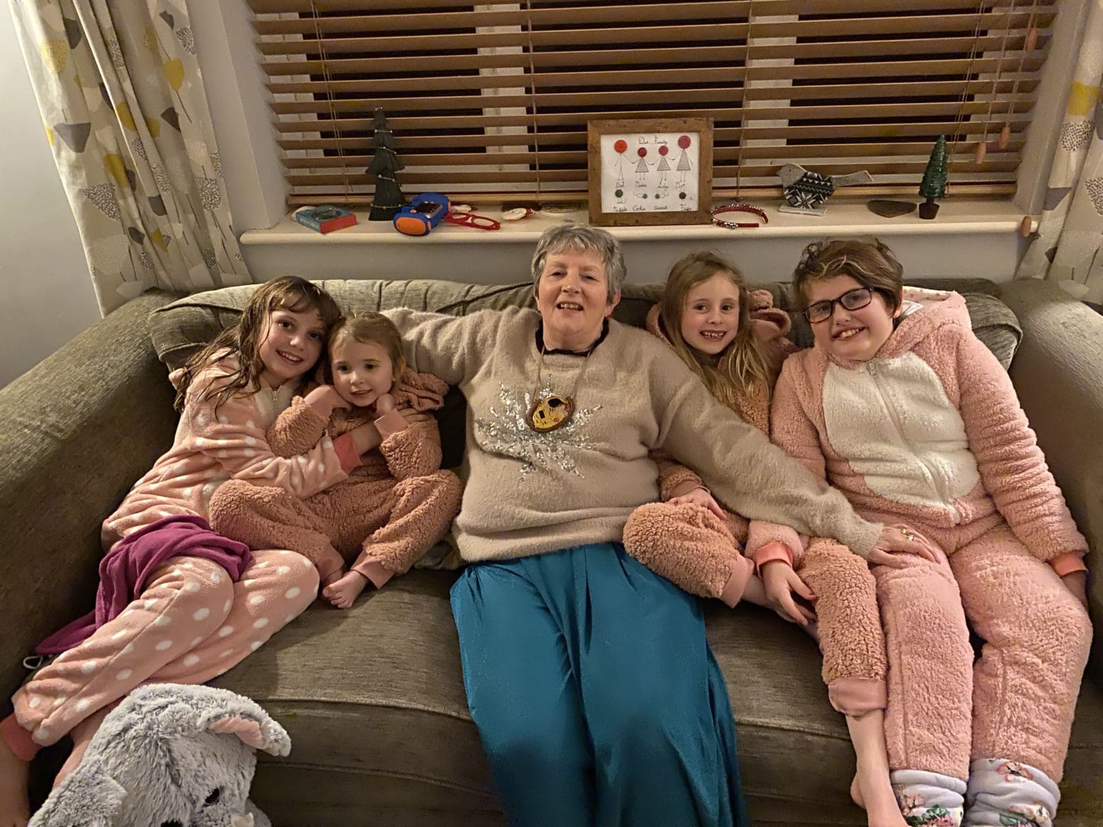 Mothering Sunday Grandma with Grandchildren